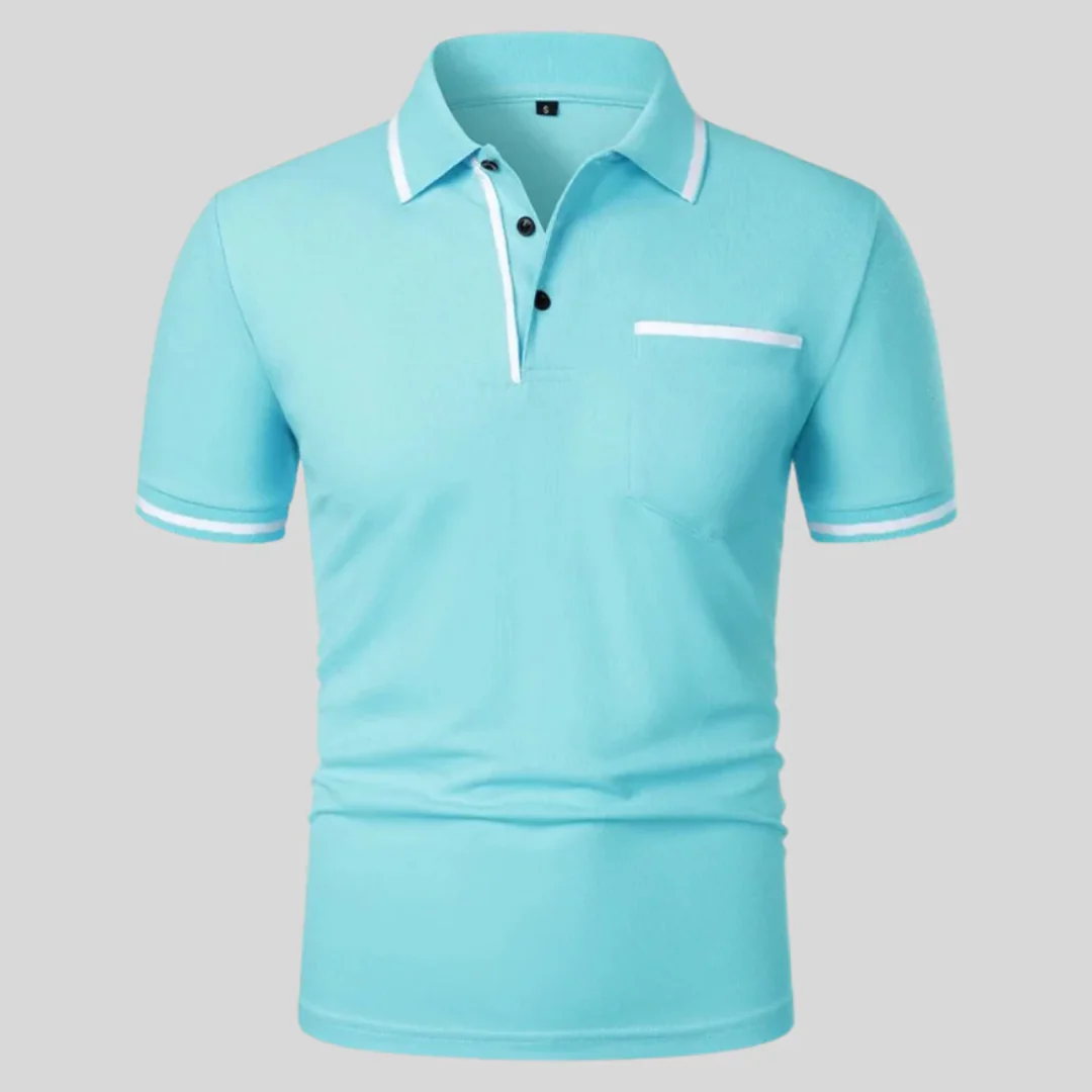 Miro | Herren Poloshirt Mit Kontrast Taschen Alltag