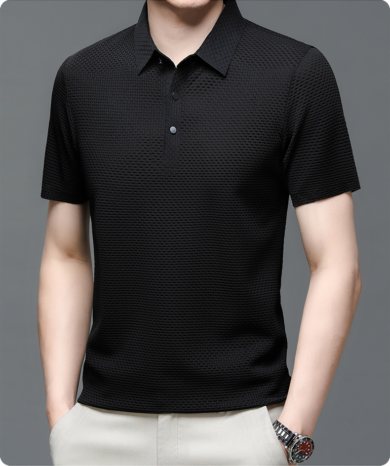 Herren Polo Moderne Stil Atmungsaktiv für den Sommer – Elegantes und Entspanntes Aussehen