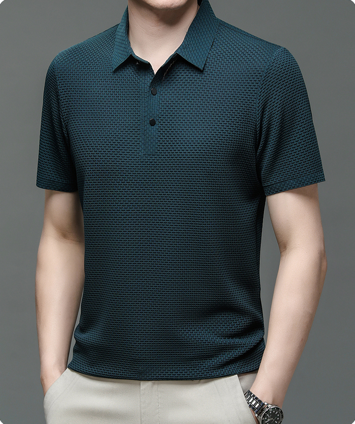 Herren Polo Moderne Stil Atmungsaktiv für den Sommer – Elegantes und Entspanntes Aussehen