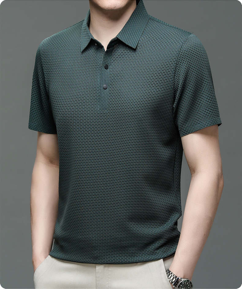 Herren Polo Moderne Stil Atmungsaktiv für den Sommer – Elegantes und Entspanntes Aussehen