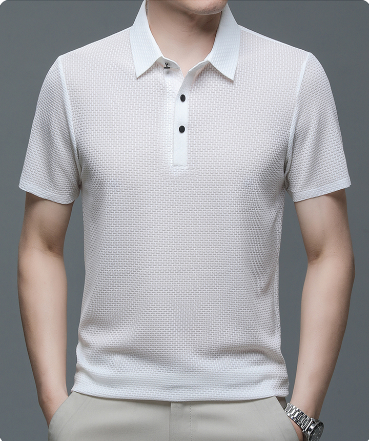 Herren Polo Moderne Stil Atmungsaktiv für den Sommer – Elegantes und Entspanntes Aussehen