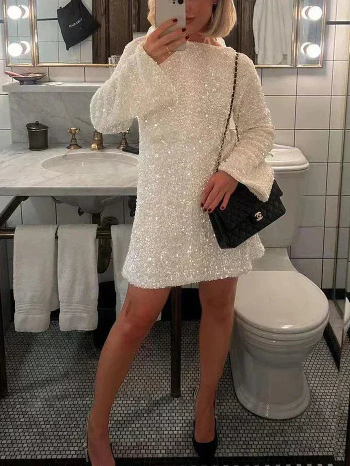 Astrid Kleid | Funkelndes Glitzerkleid für Magische Momente