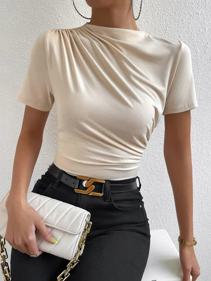 Tailliertes Shirt für Damen mit Eleganter Schnitt | Verfeinerte Bluse für Jeden Anlass