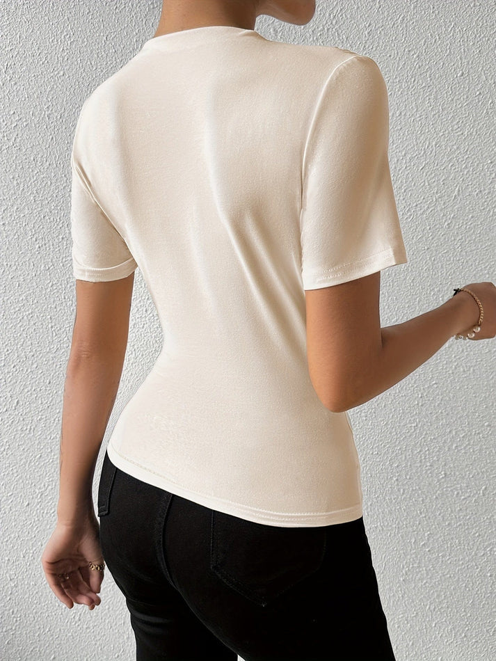 Tailliertes Shirt für Damen mit Eleganter Schnitt | Verfeinerte Bluse für Jeden Anlass