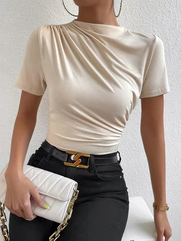 Tailliertes Shirt für Damen mit Eleganter Schnitt | Verfeinerte Bluse für Jeden Anlass