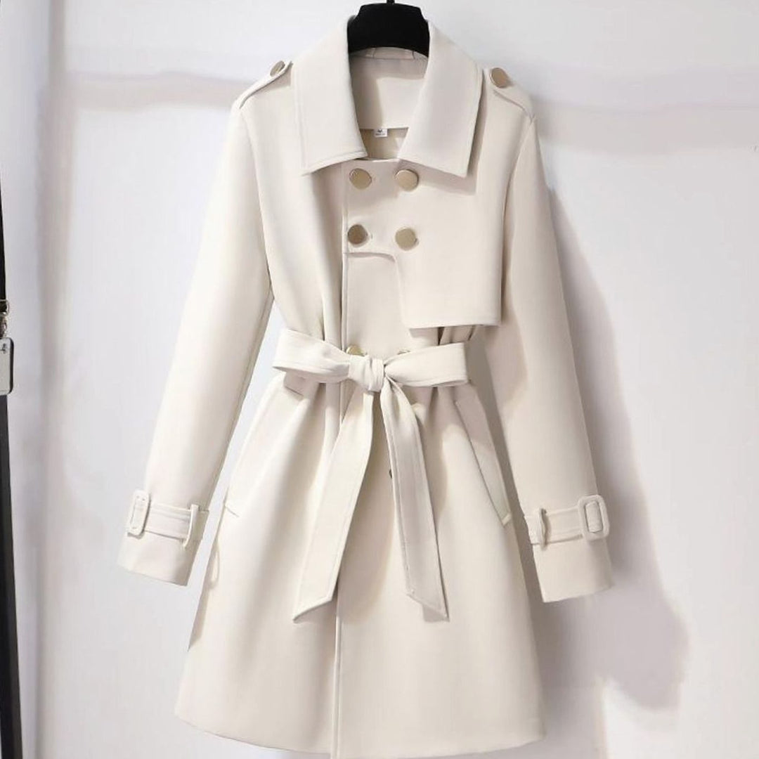 Nikita | Trenchcoat mit doppelreihigen Revers und Gürtel für Frauen