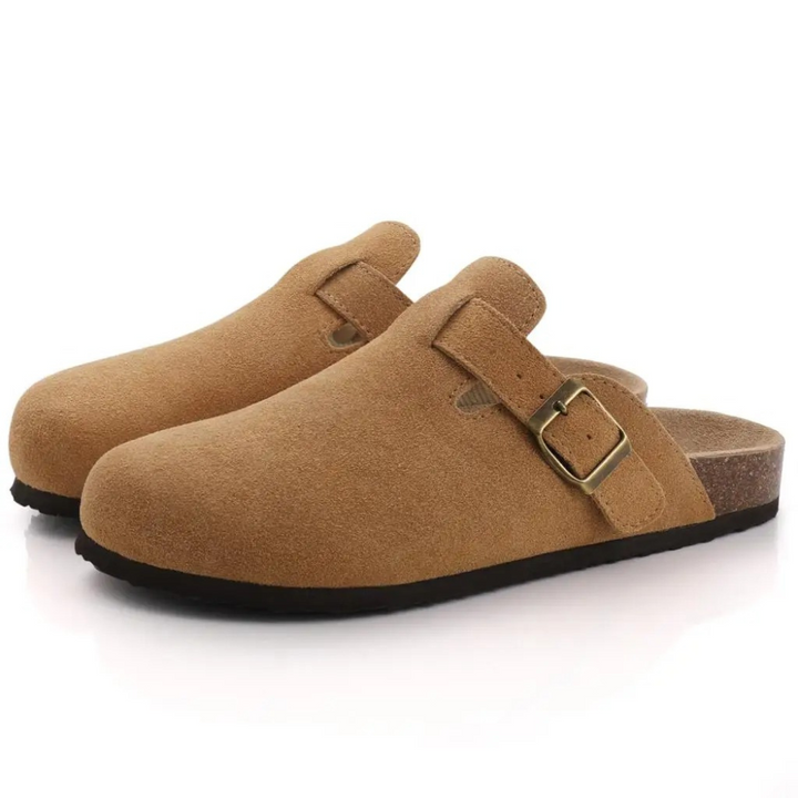 Maye | Orthopädische Wildleder Komfortslipper für Damen