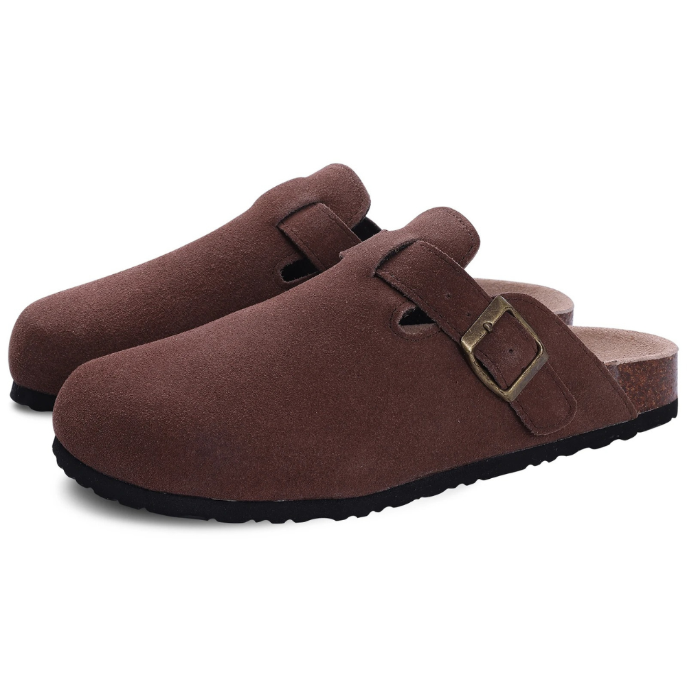 Maye | Orthopädische Wildleder Komfortslipper für Damen