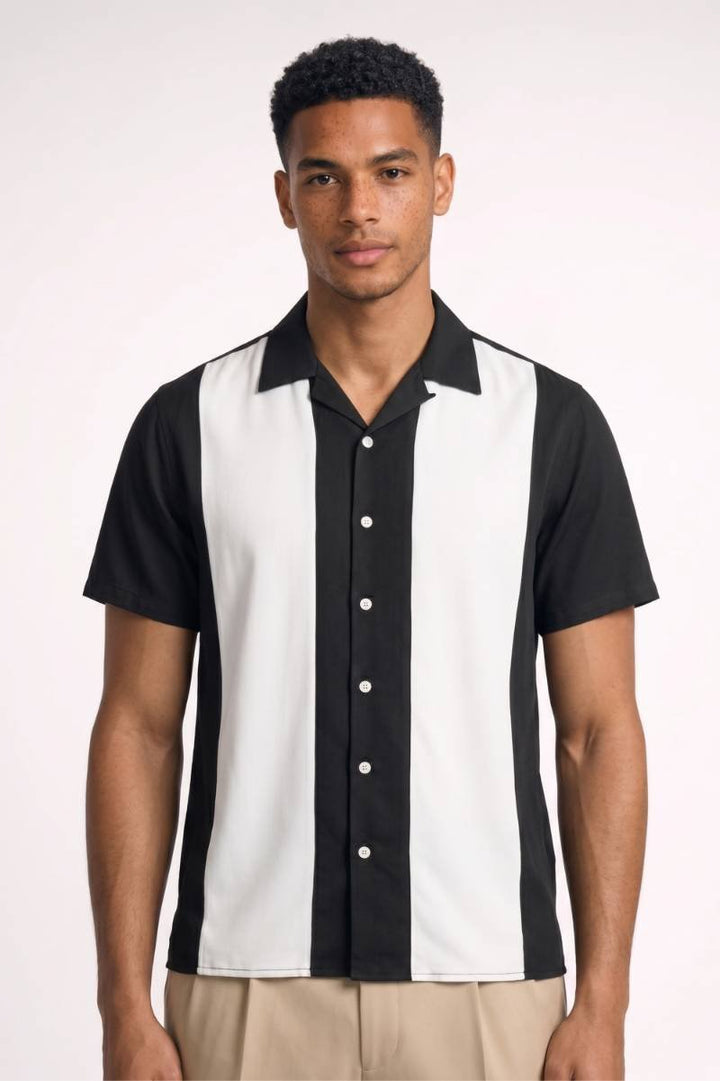 Polo Herren - Retro Colorblock | Kurze Ärmel