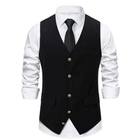 Rasmus | Herren Trachtenweste Slim Fit Anzugweste