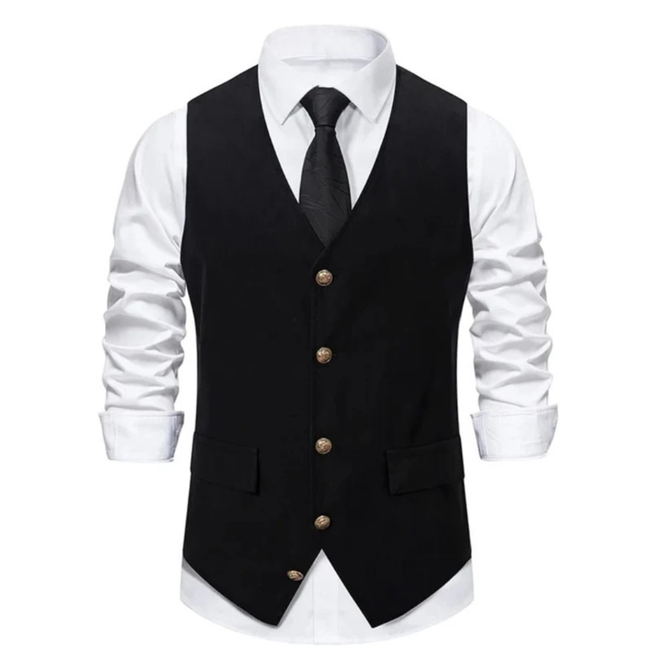 Rasmus | Herren Trachtenweste Slim Fit Anzugweste