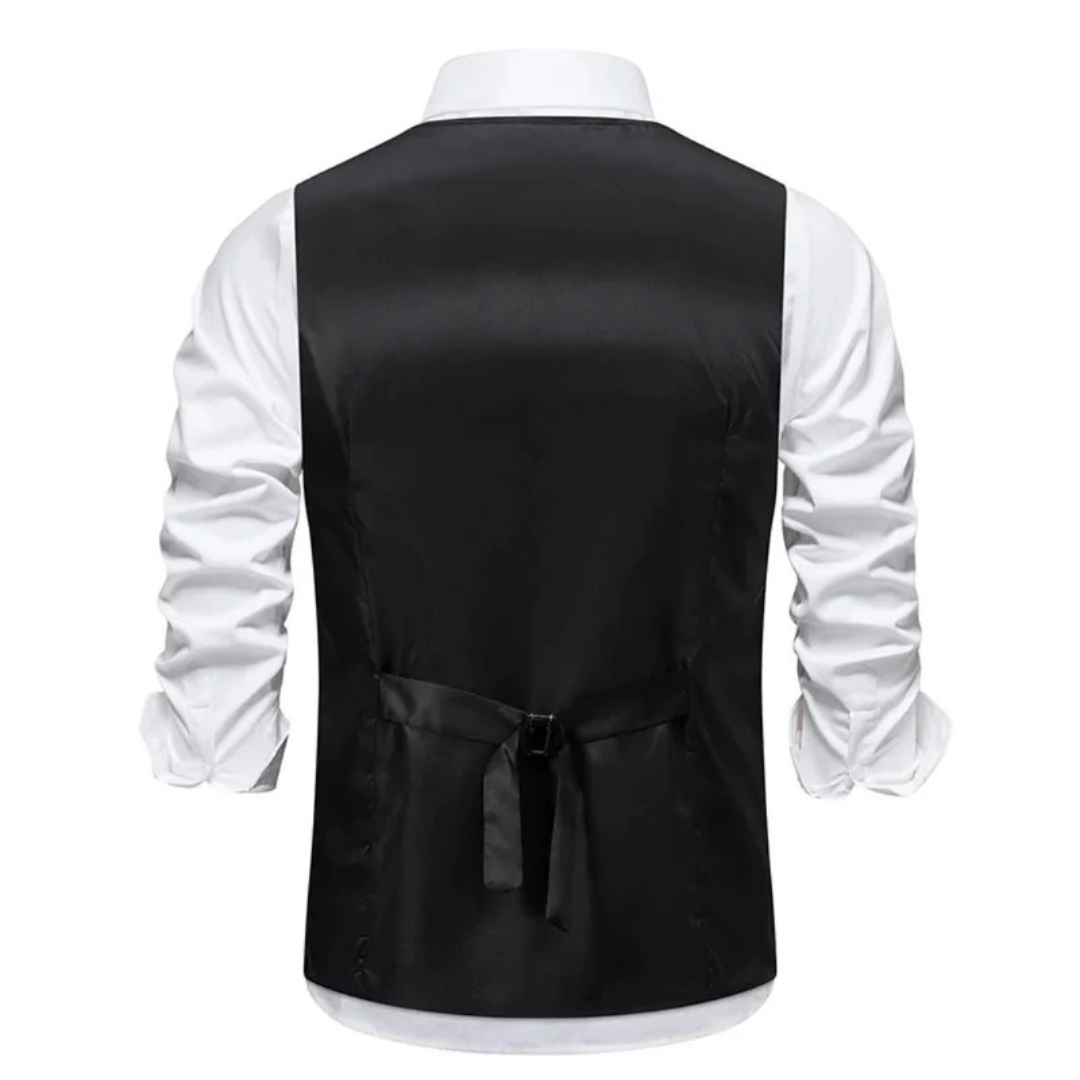Rasmus | Herren Trachtenweste Slim Fit Anzugweste