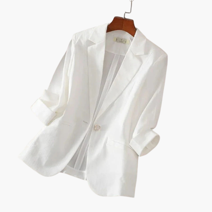 Rosamund | Damen Blazer mit 3/4-Ärmeln in Pink