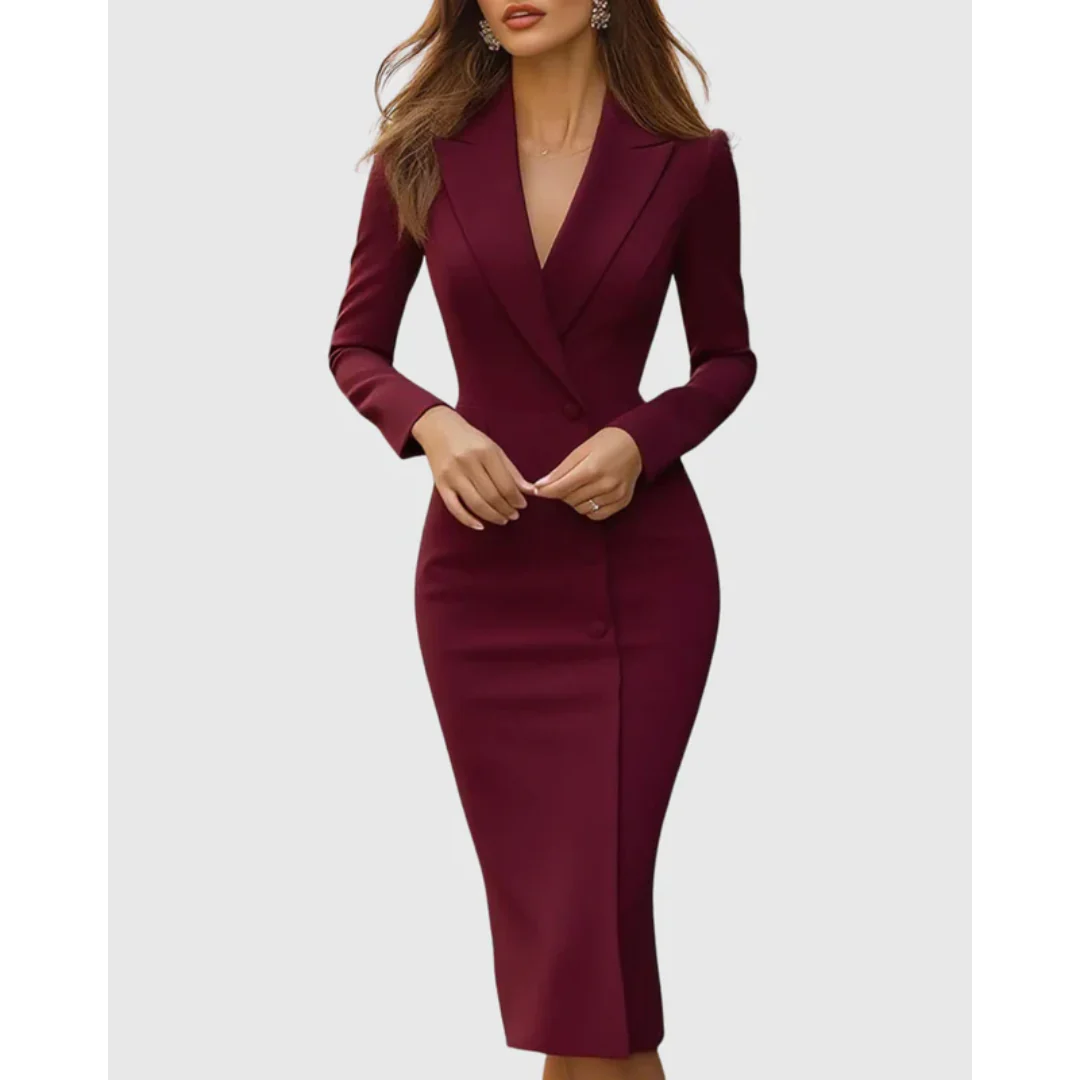 Sabine | Damen Midi Abendkleid Für Sommer