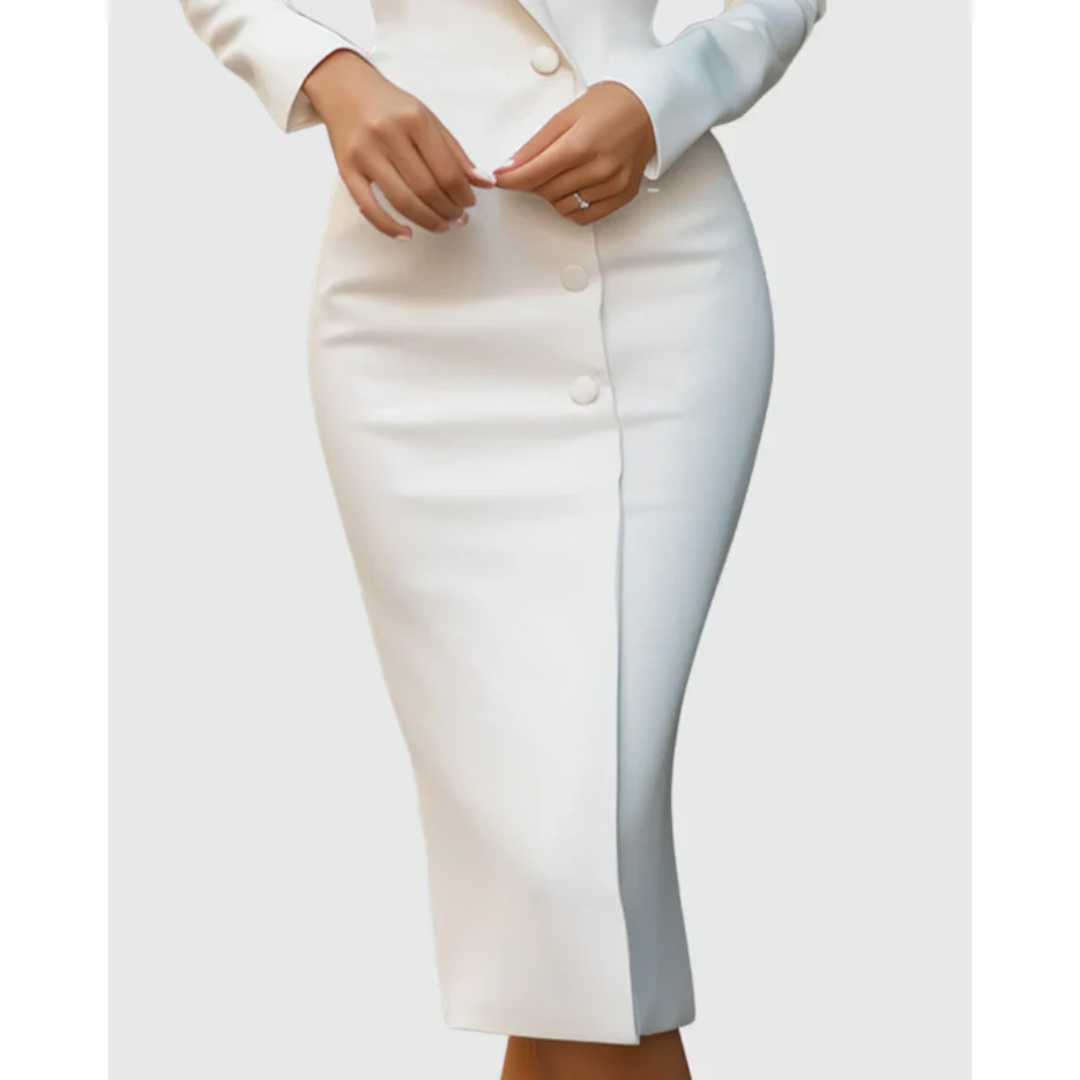 Sabine | Damen Midi Abendkleid Für Sommer