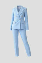 Scarlett | Damen Doppelreiher Blazer Anzug Set