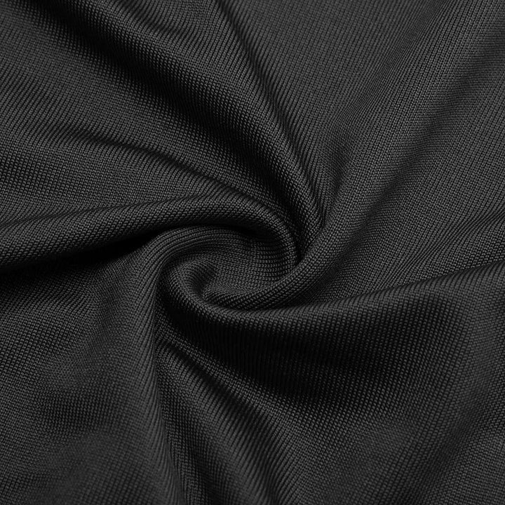 Jamila | Pailletten Chiffon Midi-Kleid für Damen mit kalten Schultern