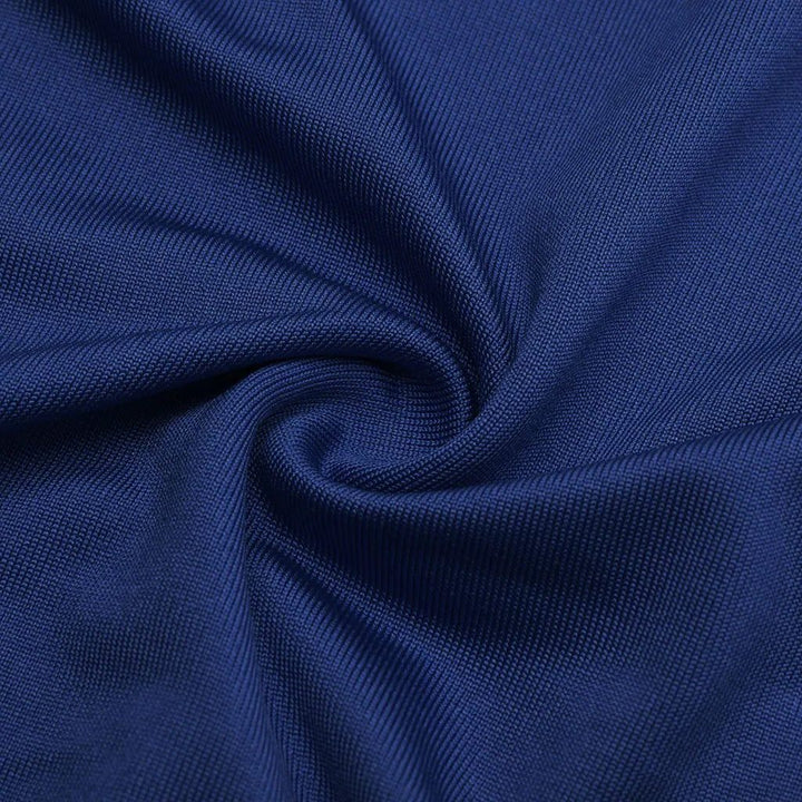 Jamila | Pailletten Chiffon Midi-Kleid für Damen mit kalten Schultern