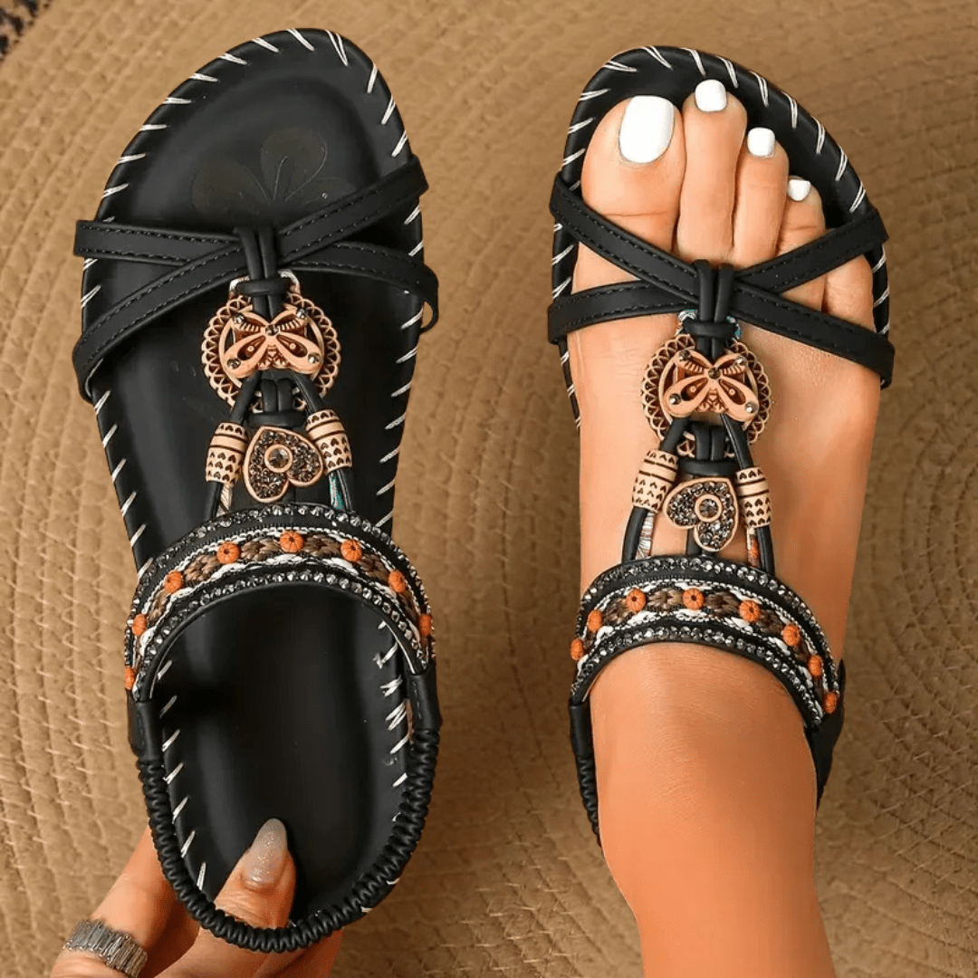AURETTE - Ibiza-Stil Sandalen