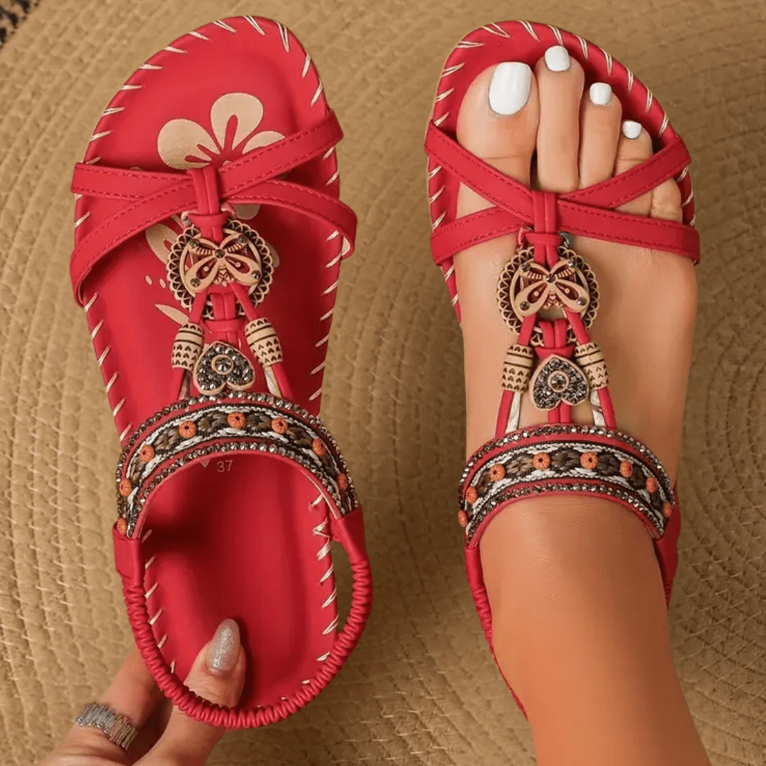 AURETTE - Ibiza-Stil Sandalen