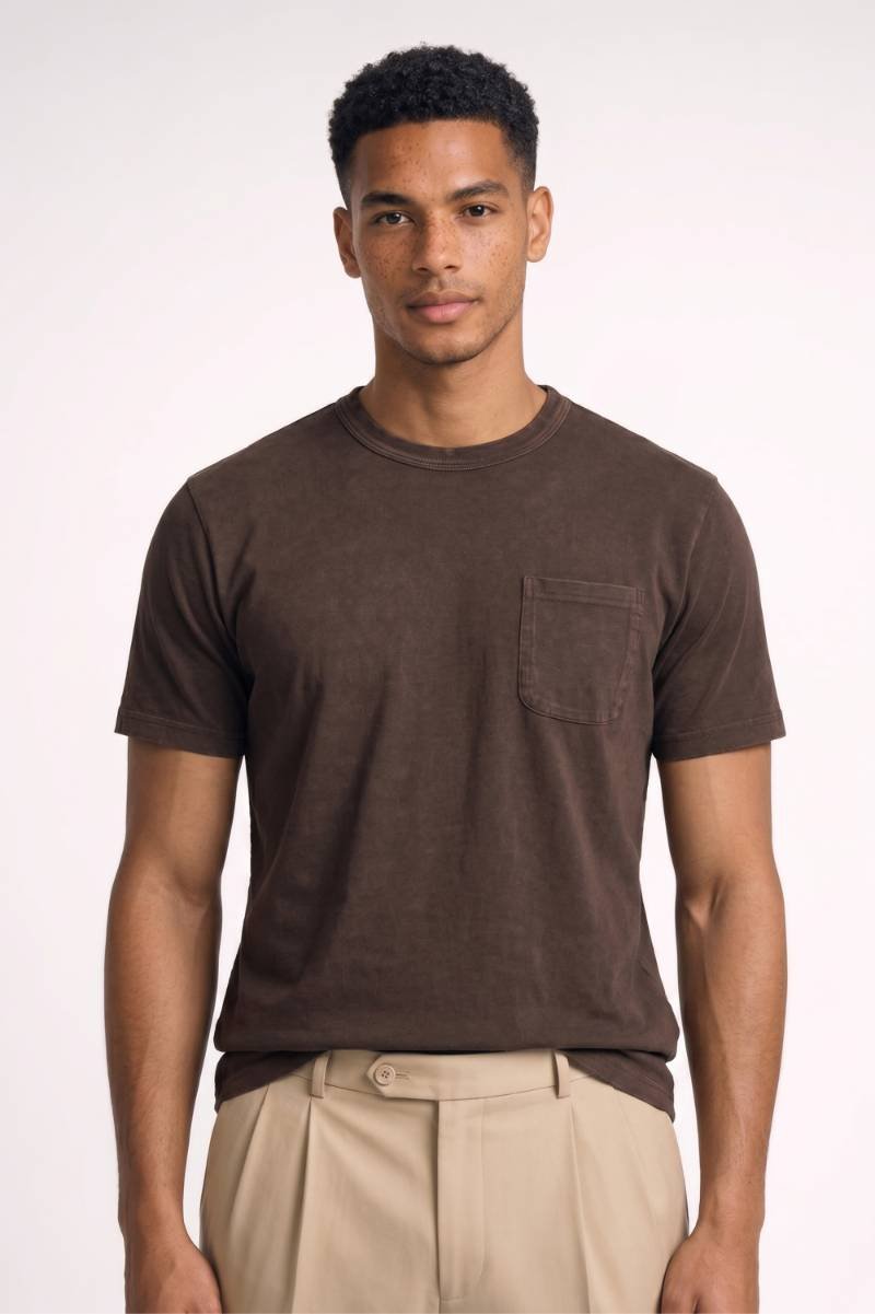 T-Shirt Herren - Lässig Mit Brusttasche | Bequemer Schnitt