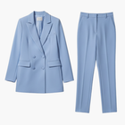 Tabitha | Damen Doppelreihiger Blazer-Anzug Set