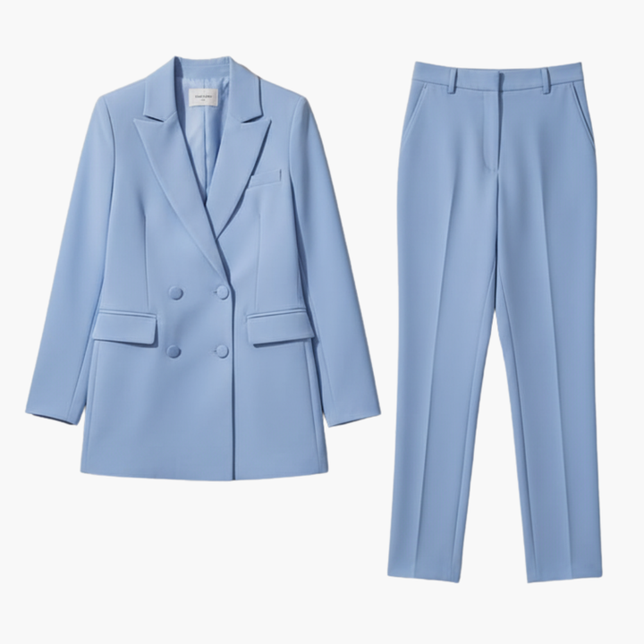 Tabitha | Damen Doppelreihiger Blazer-Anzug Set