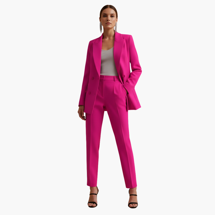 Tabitha | Damen Doppelreihiger Blazer-Anzug Set
