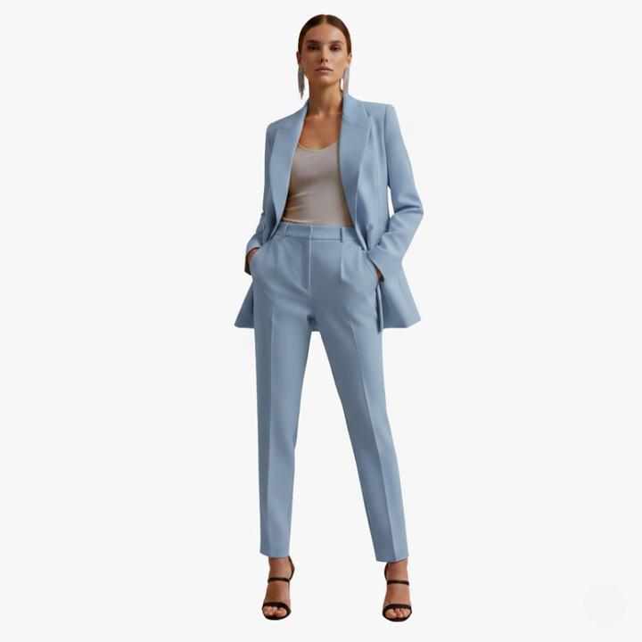Tabitha | Damen Doppelreihiger Blazer-Anzug Set