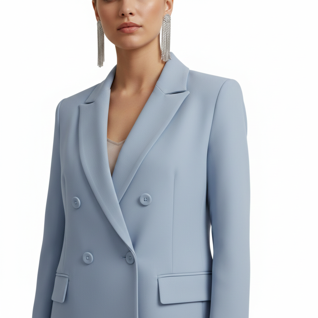 Tabitha | Damen Doppelreihiger Blazer-Anzug Set
