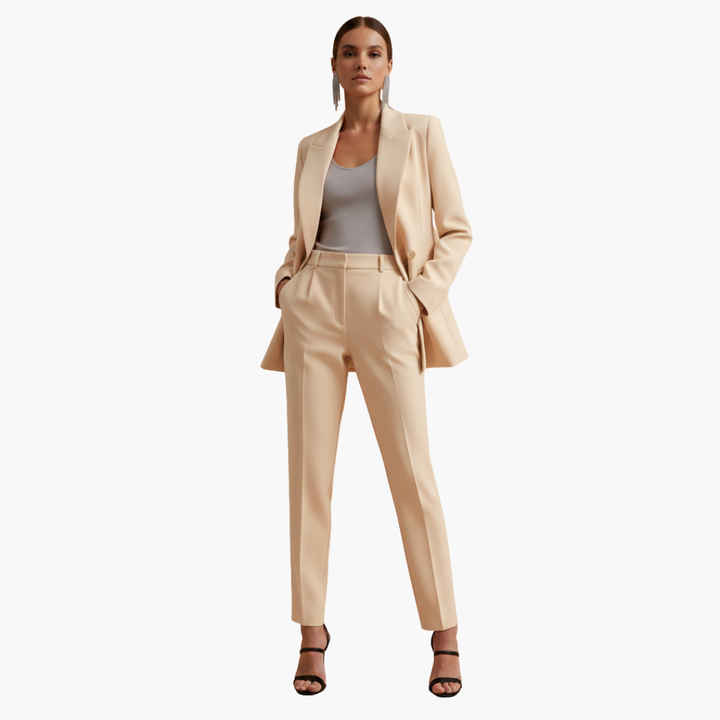 Tabitha | Damen Doppelreihiger Blazer-Anzug Set