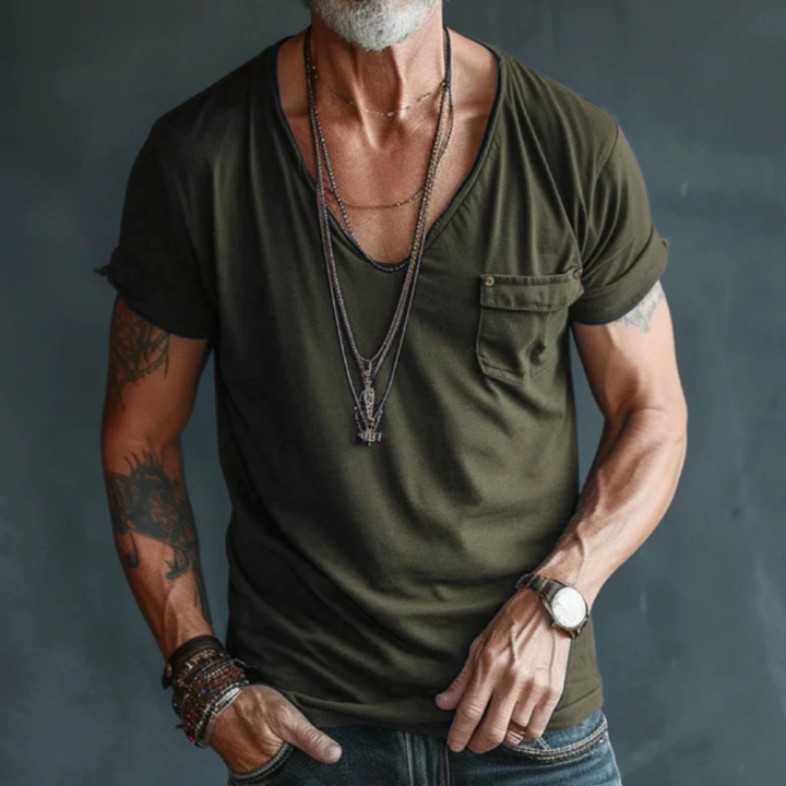 Timon | Herren T-Shirt Mit Taschen Alltag