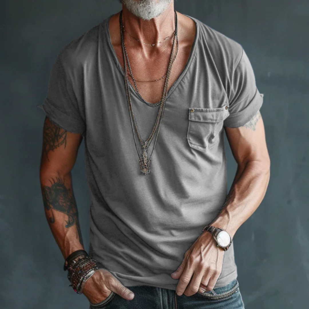 Timon | Herren T-Shirt Mit Taschen Alltag