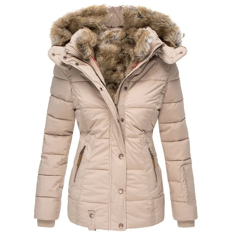 Tommy | Damenjacke mit Kragen und Fell