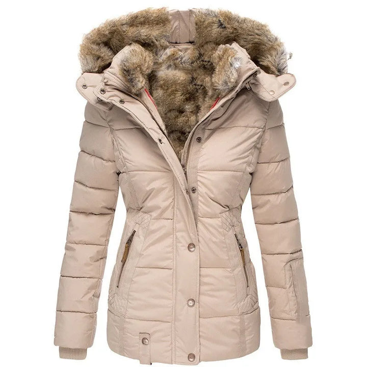 Tommy | Damenjacke mit Kragen und Fell