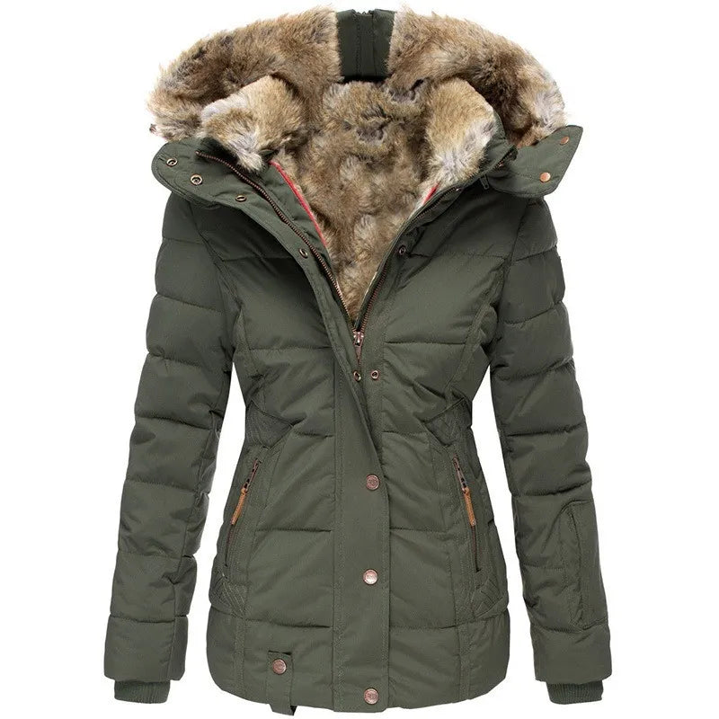 Tommy | Damenjacke mit Kragen und Fell