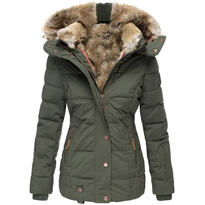 Tommy | Damenjacke mit Kragen und Fell