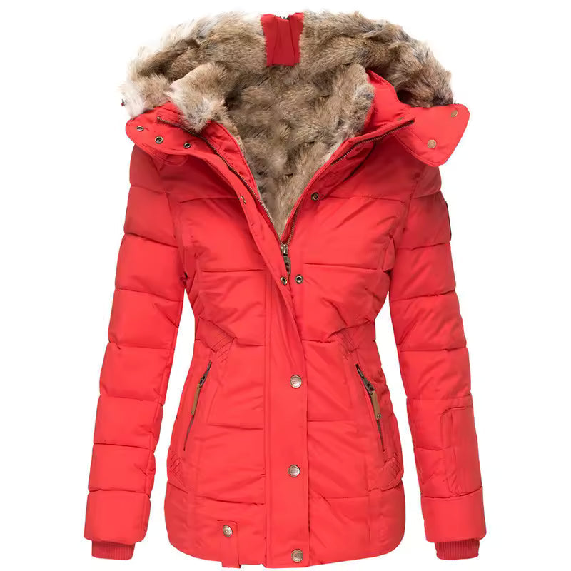Tommy | Damenjacke mit Kragen und Fell