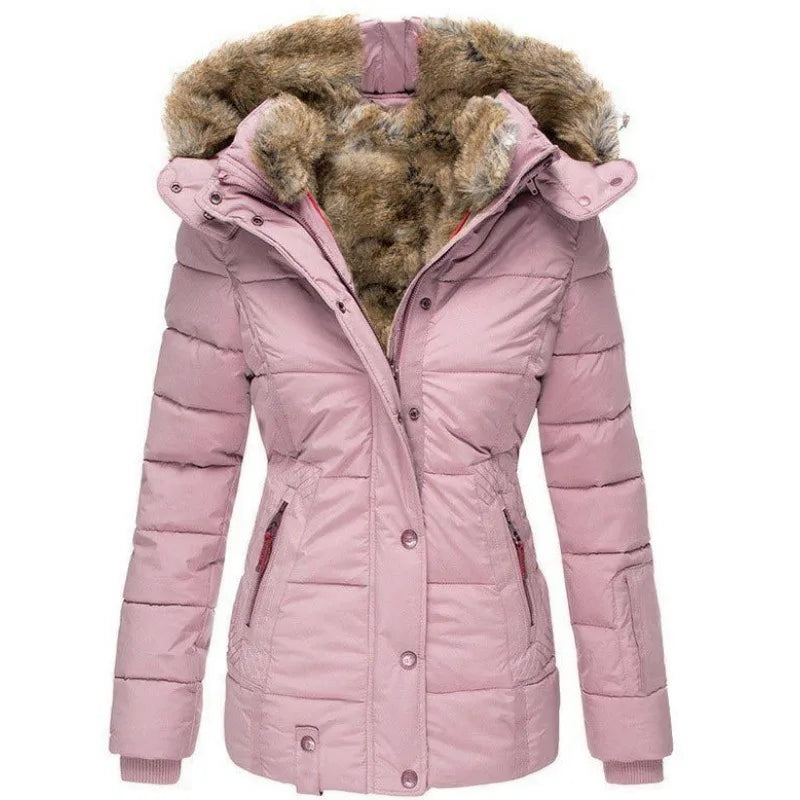Tommy | Damenjacke mit Kragen und Fell