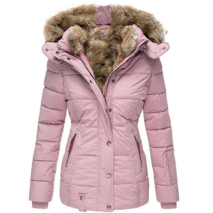 Tommy | Damenjacke mit Kragen und Fell