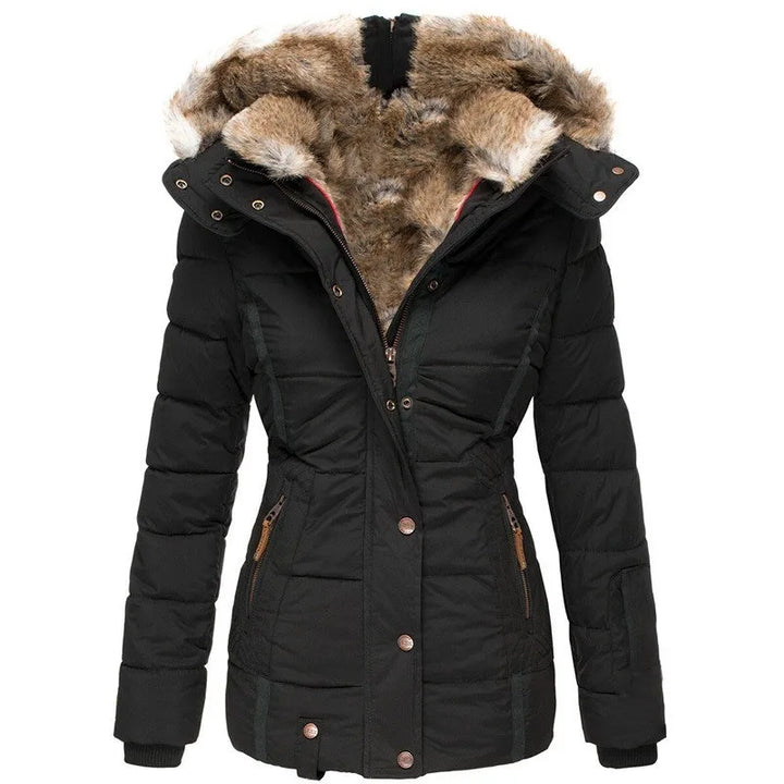 Tommy | Damenjacke mit Kragen und Fell