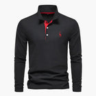 Klassisches Herren-Poloshirt mit langen Ärmeln – vielseitige Eleganz und Komfort