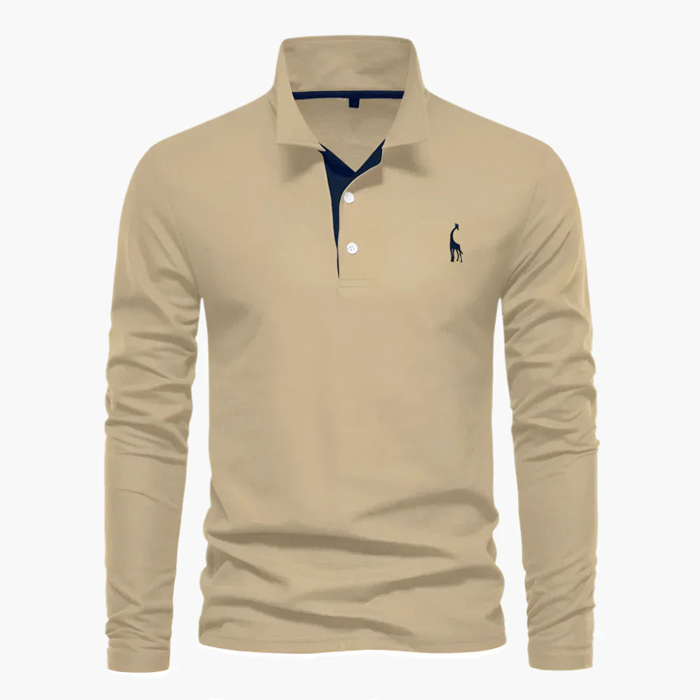 Klassisches Herren-Poloshirt mit langen Ärmeln – vielseitige Eleganz und Komfort