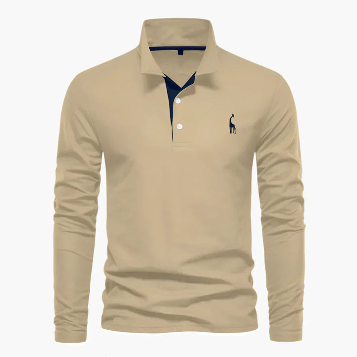 Klassisches Herren-Poloshirt mit langen Ärmeln – vielseitige Eleganz und Komfort