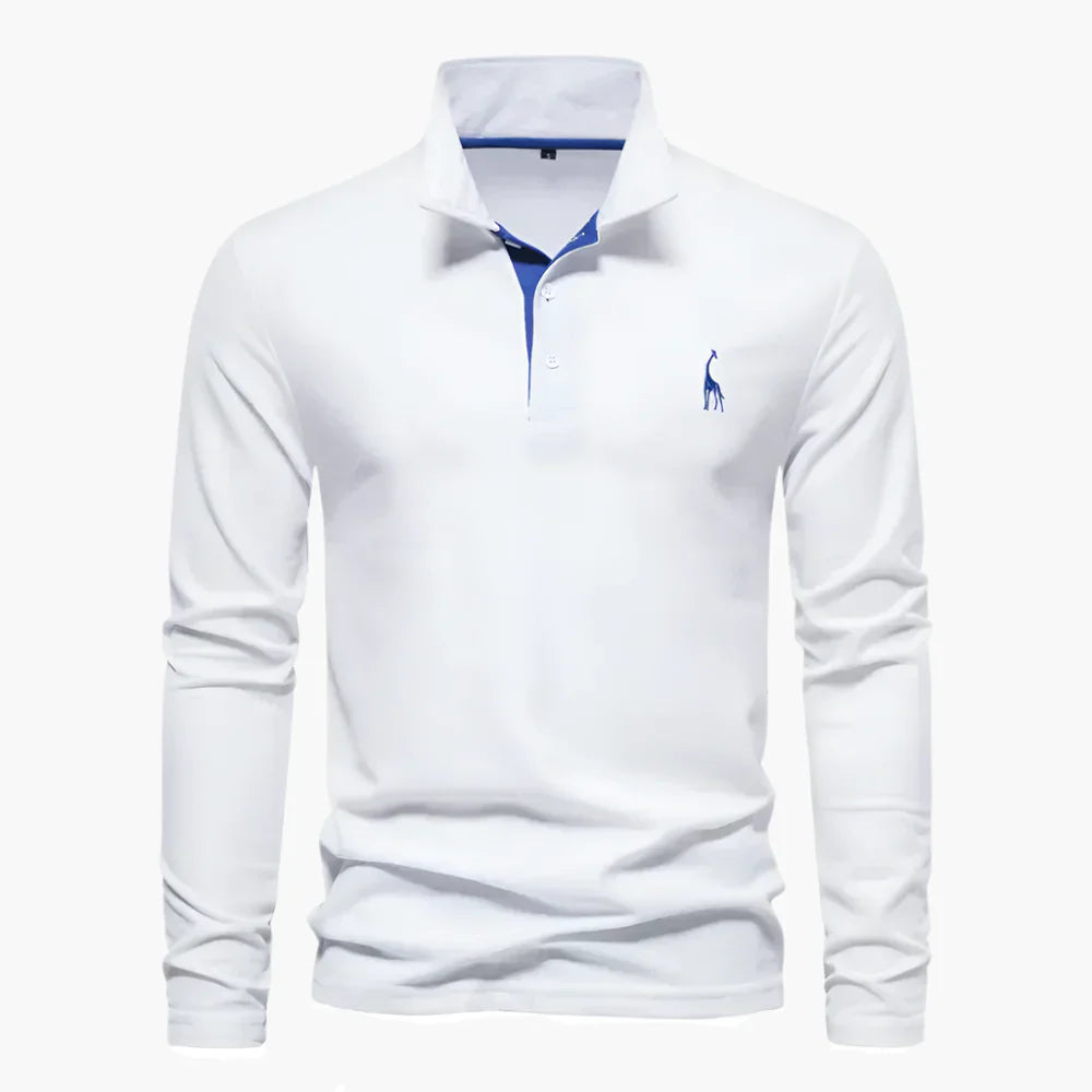 Klassisches Herren-Poloshirt mit langen Ärmeln – vielseitige Eleganz und Komfort