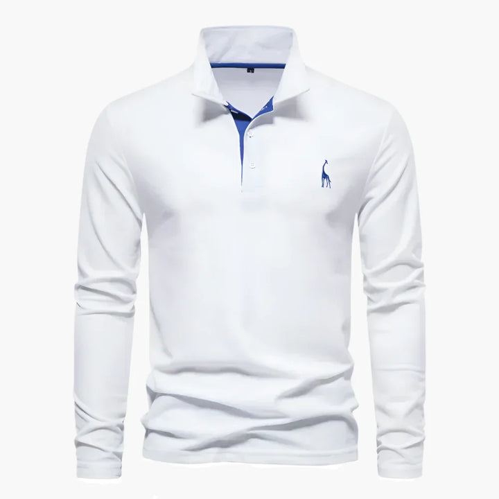 Klassisches Herren-Poloshirt mit langen Ärmeln – vielseitige Eleganz und Komfort