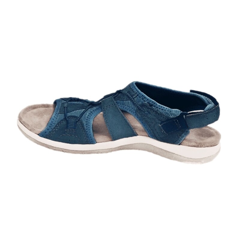 Heidi - Damen Sandalen mit Klettverschluss und Mesh-Einsätzen