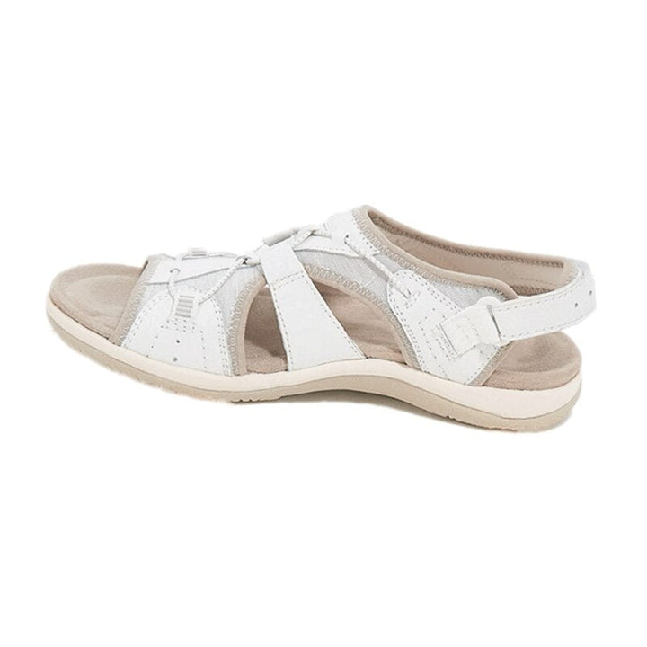 Heidi - Damen Sandalen mit Klettverschluss und Mesh-Einsätzen