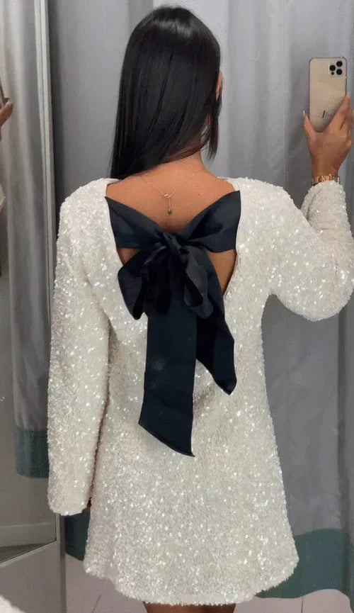 Astrid Kleid | Funkelndes Glitzerkleid für Magische Momente