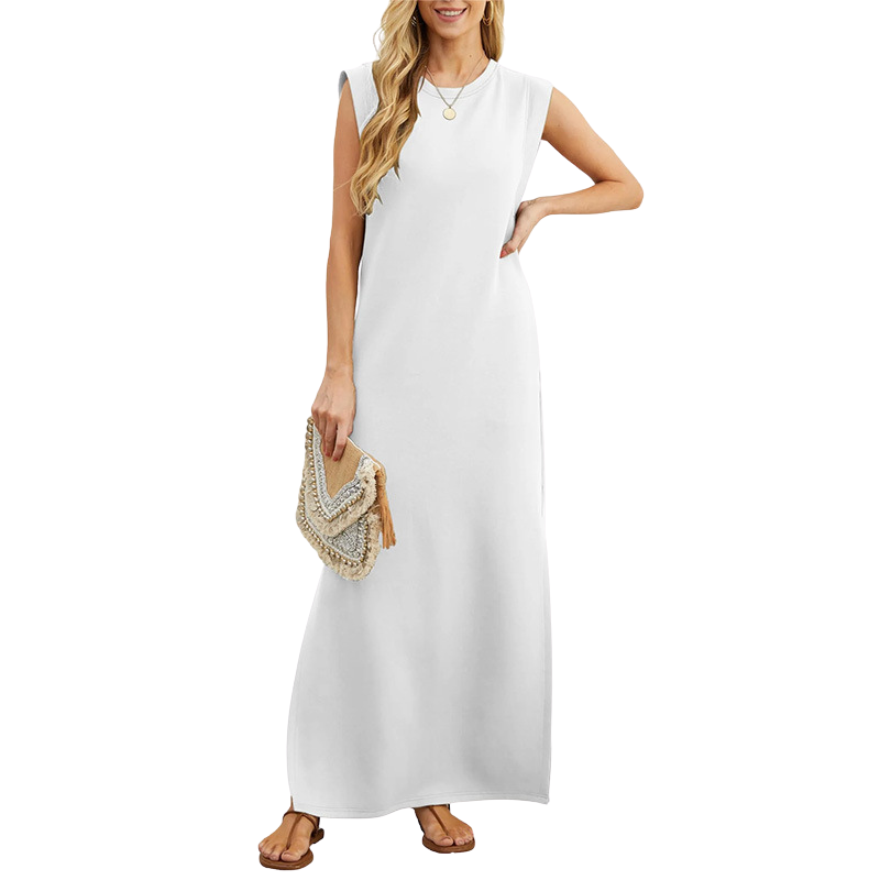 VIA – Lässiges, lockeres Maxi-Kleid